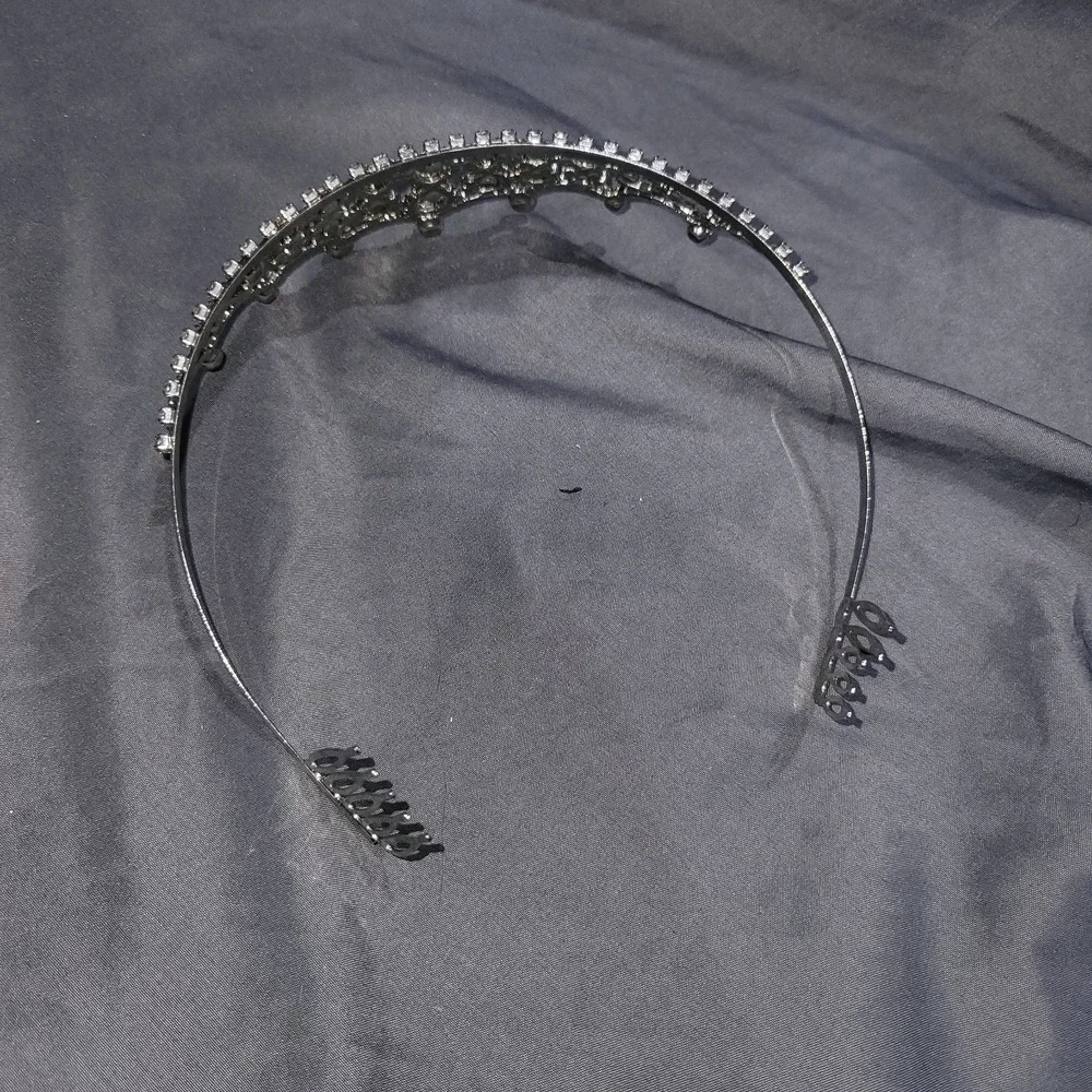 Silver Tiara Crown for Women Crystal Queen Rhinestone Princess Wedding Costume